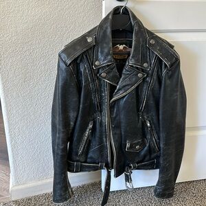 Vintage Harley Davidson Leather Jacket